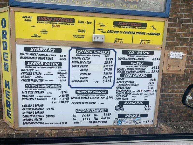 Online Menu of Catfish King Restaurant, Lufkin, TX