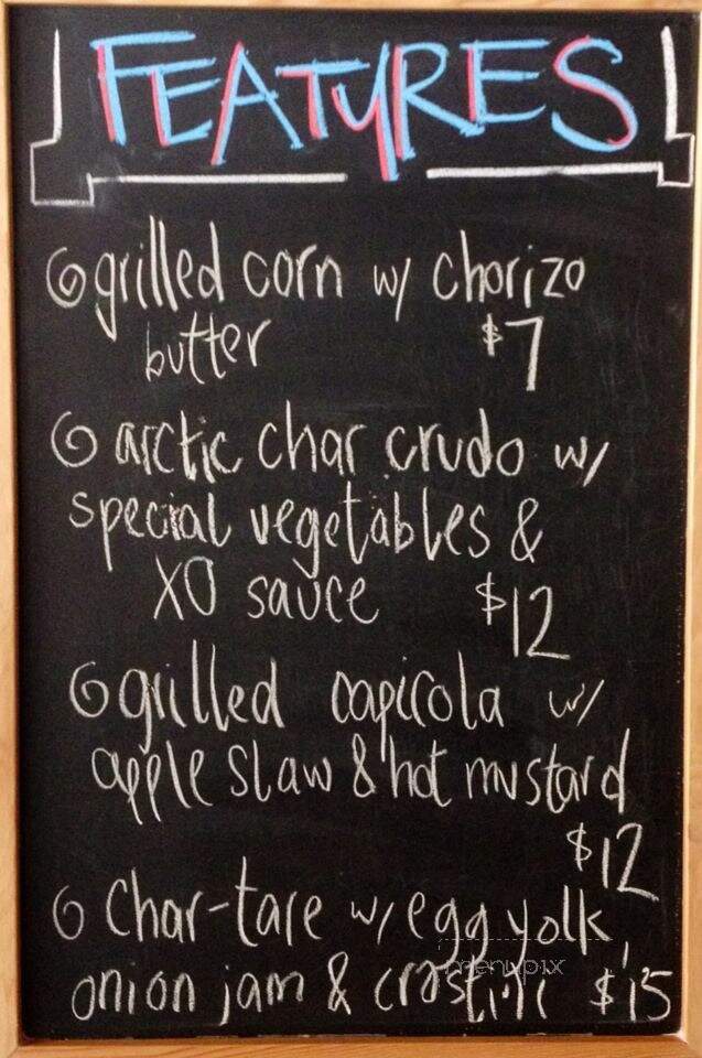 Deer + Almond - Winnipeg, MB menu_pic