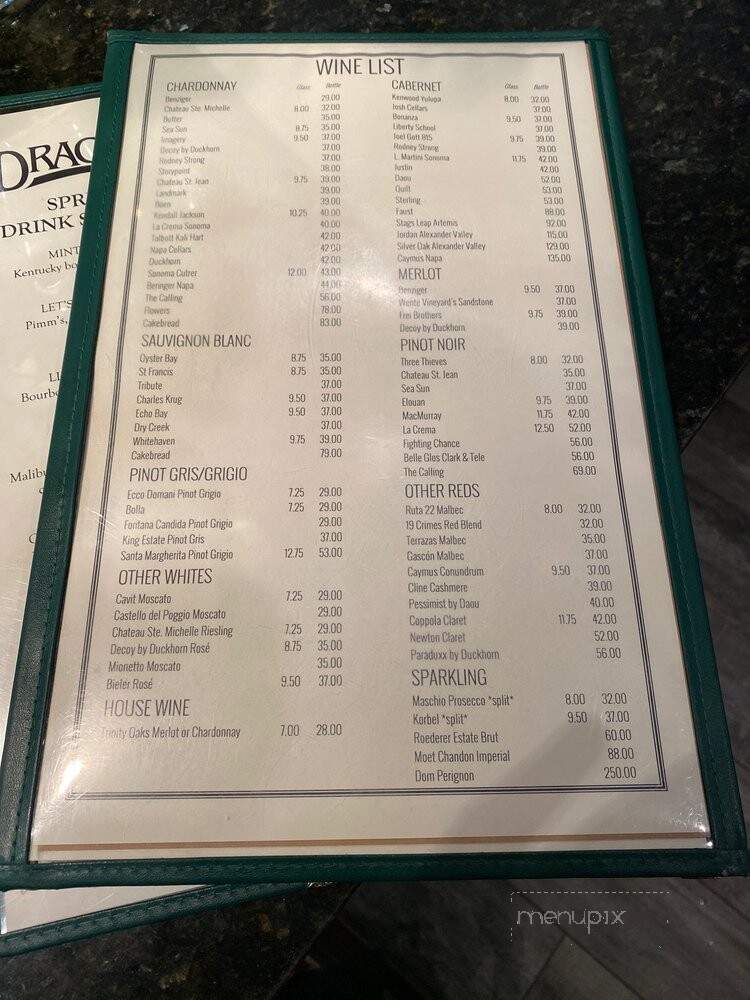 Drago's Seafood Restaurant - Metairie, LA menu_pic