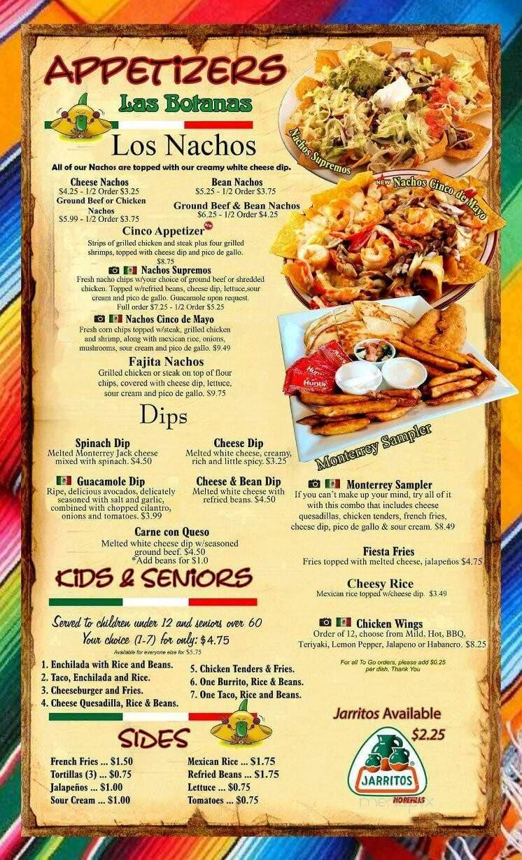 Monterey Mexican Restaurant - Cherokee, IA menu_pic