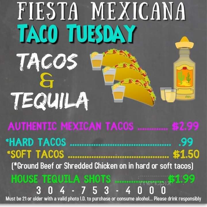 Fiesta Mexicana - Peterstown, WV menu_pic