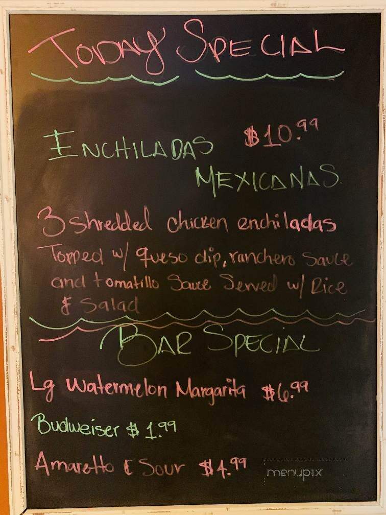 Fiesta Mexicana - Peterstown, WV menu_pic
