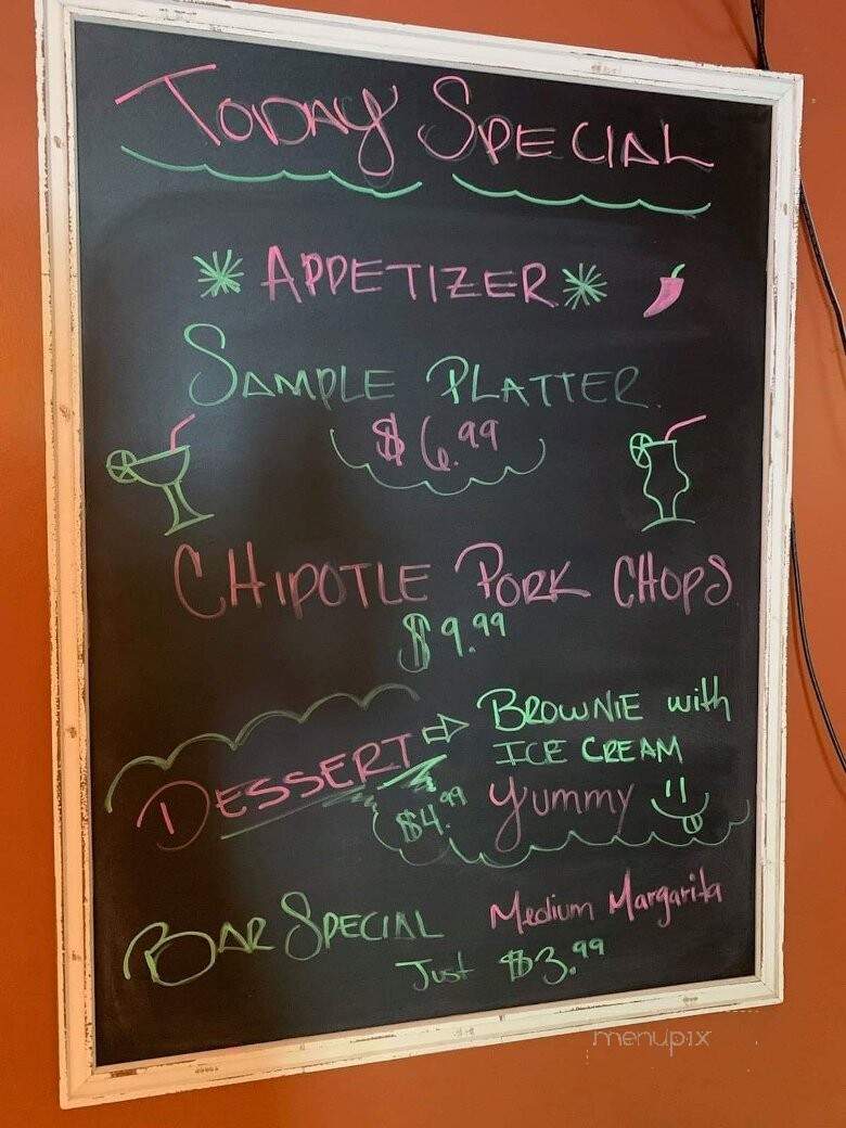 Fiesta Mexicana - Peterstown, WV menu_pic