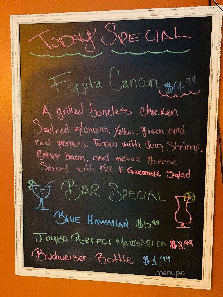 Fiesta Mexicana - Peterstown, WV menu_pic