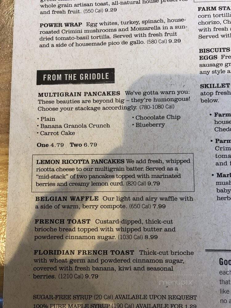 First Watch - Clarksville, IN menu_pic