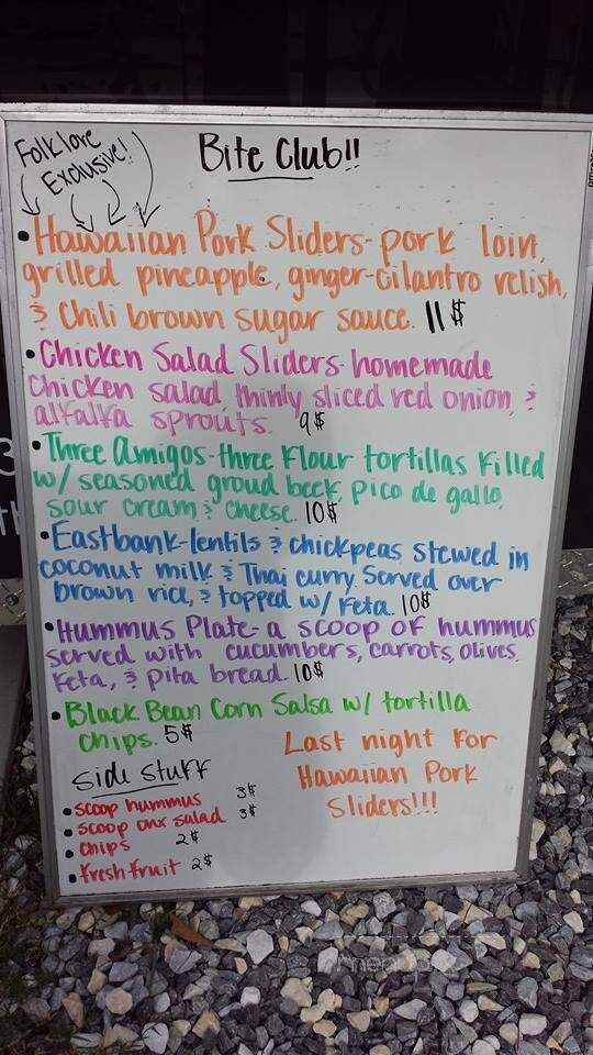 Folklore Brewing & Meadery - Dothan, AL menu_pic