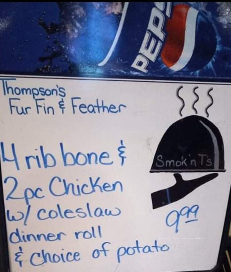 Fur Fin & Feather - Wisconsin Dells, WI menu_pic