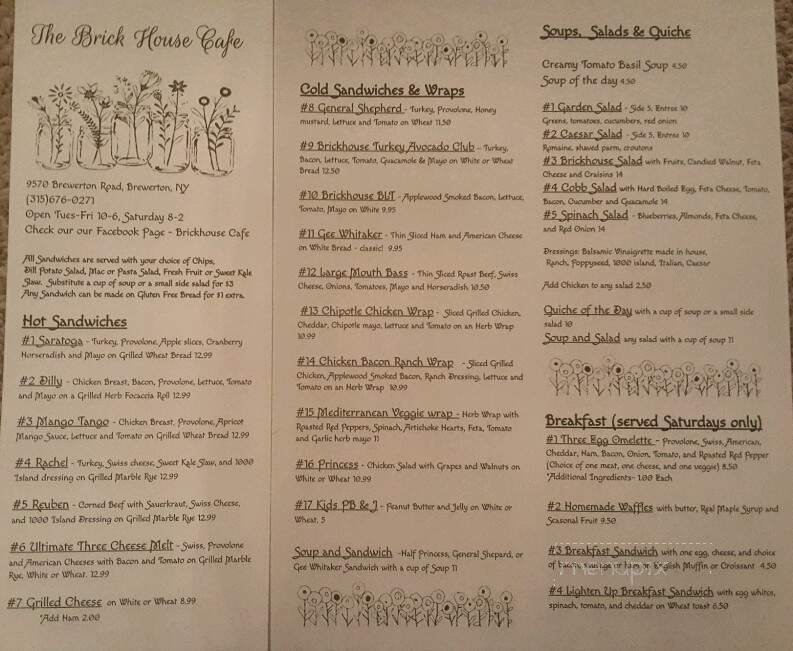 The Brick House Cafe - Brewerton, NY