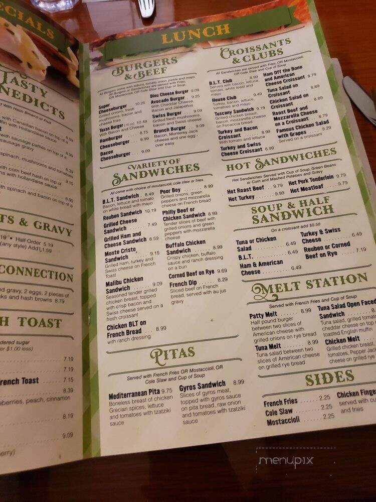 Peppermill Family restaurant - Mokena, IL menu_pic