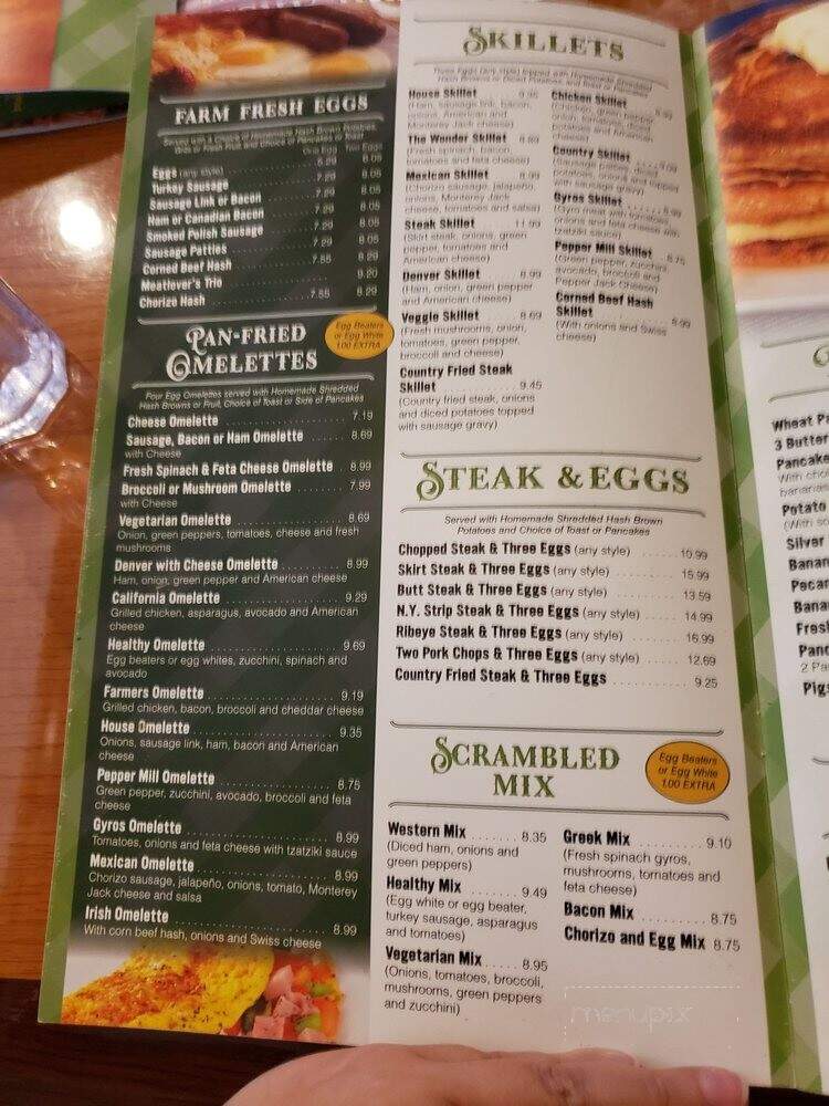 Peppermill Family restaurant - Mokena, IL menu_pic