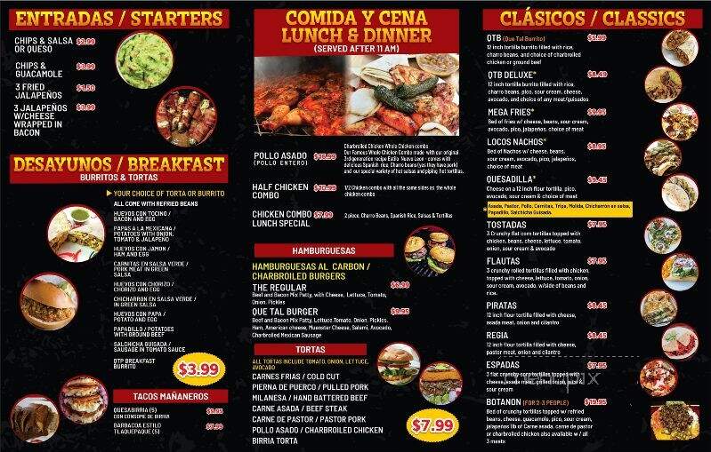 Que Tal Pollo - Independence, MO menu_pic