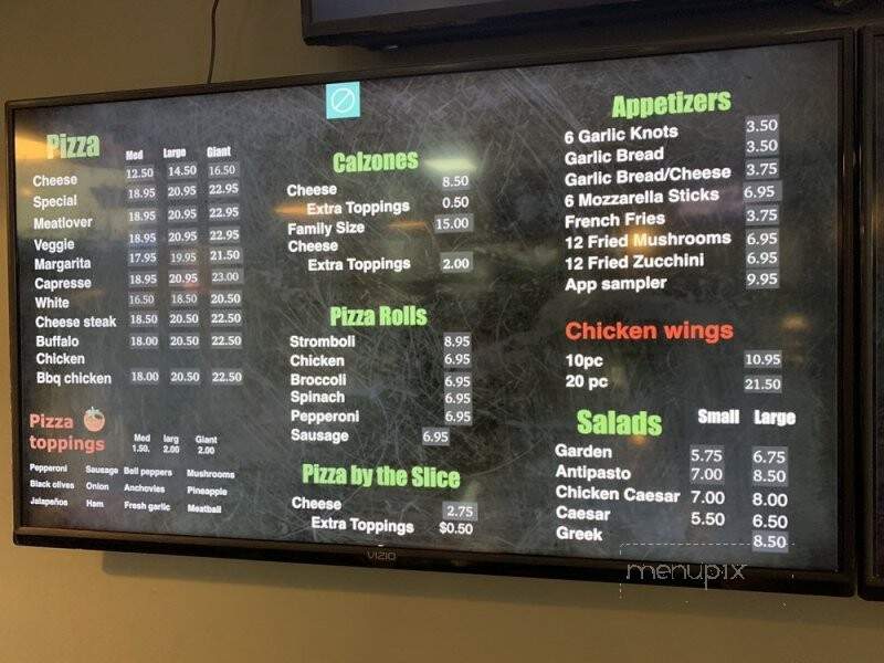 Stevie's Pizza - Peoria, AZ menu_pic