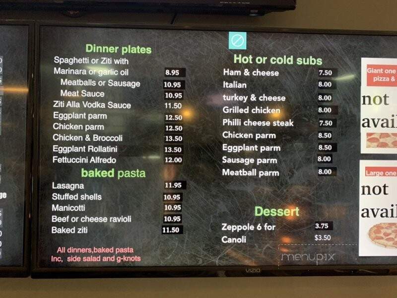 Stevie's Pizza - Peoria, AZ menu_pic