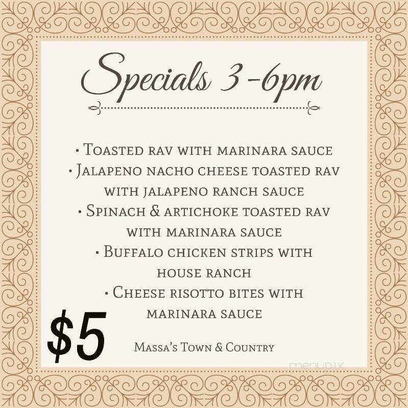 Massa's Restaurant - Town and Country, MO menu_pic