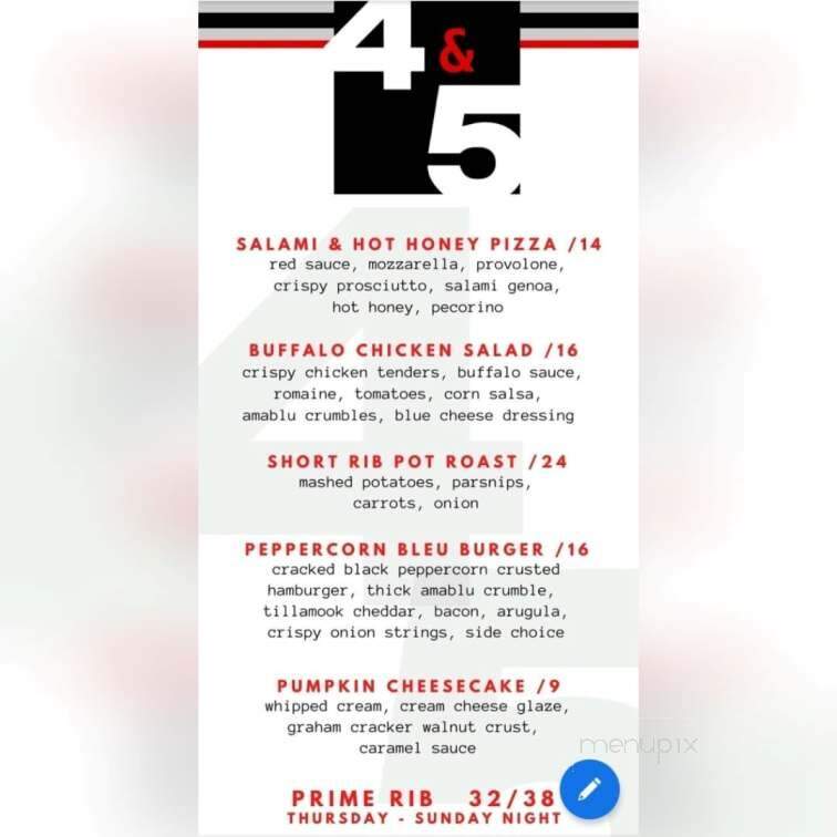 Tavern 4 & 5 - Eden Prairie, MN menu_pic