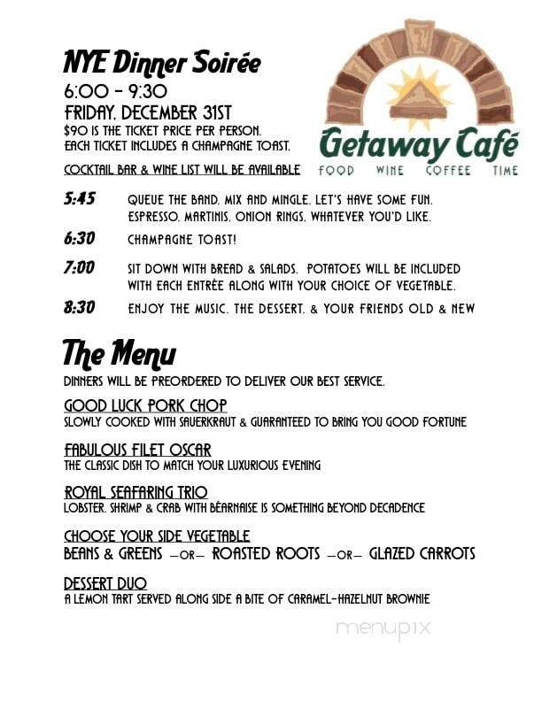 Eastwood Inn - Ligonier, PA menu_pic