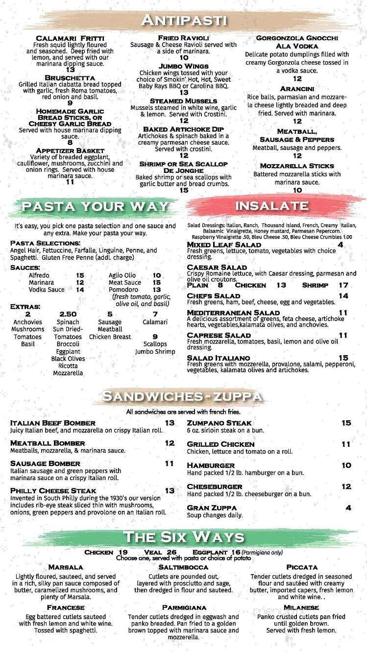 Zumpano's Ristorante - Burlington, WI