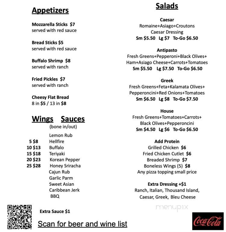Fly Boys Pizza - Rutherfordton, NC menu_pic