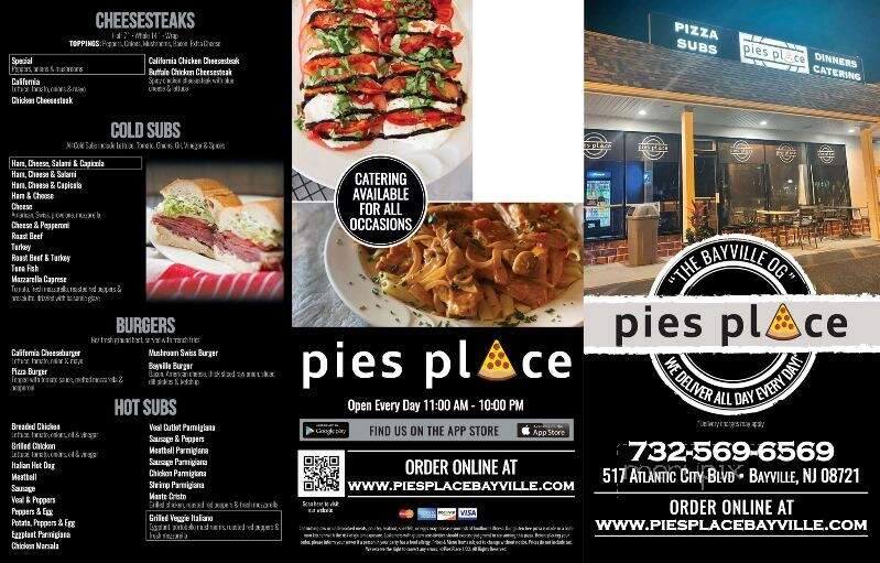 Pies Place - Bayville, NJ menu_pic
