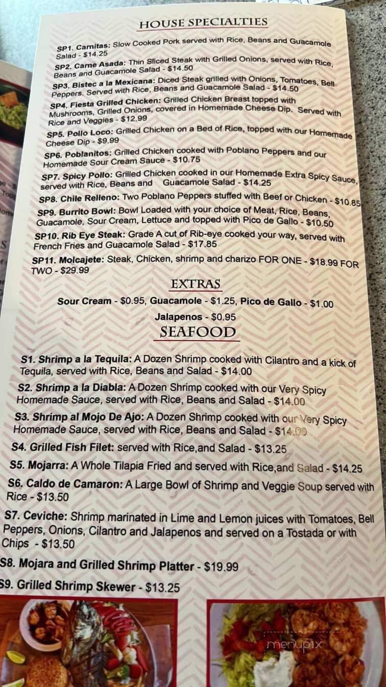 Burrito Mexican Restaurant - Elberta, AL menu_pic