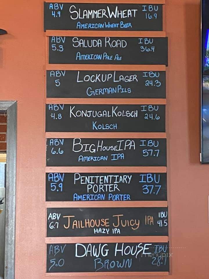 Menu of Iron Key Brewing in Columbus, NC 28722