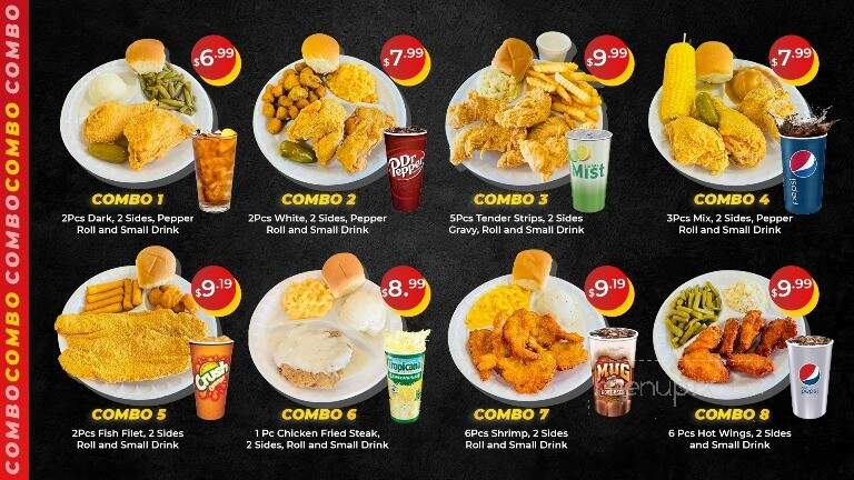 Josie's Chicken & Seafood - Ardmore, OK menu_pic