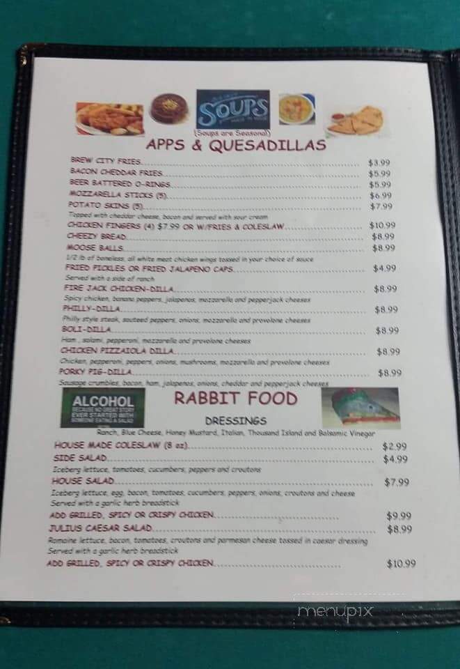 Mansion House Bar & Grill - Watsontown, PA menu_pic