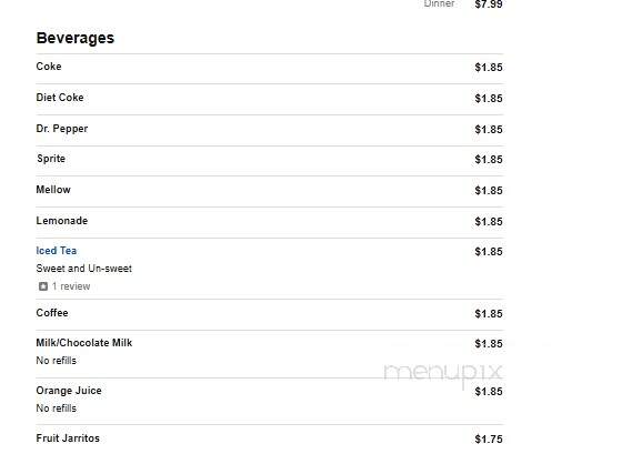 El Barril Mexican Grill - Maryville, TN menu_pic