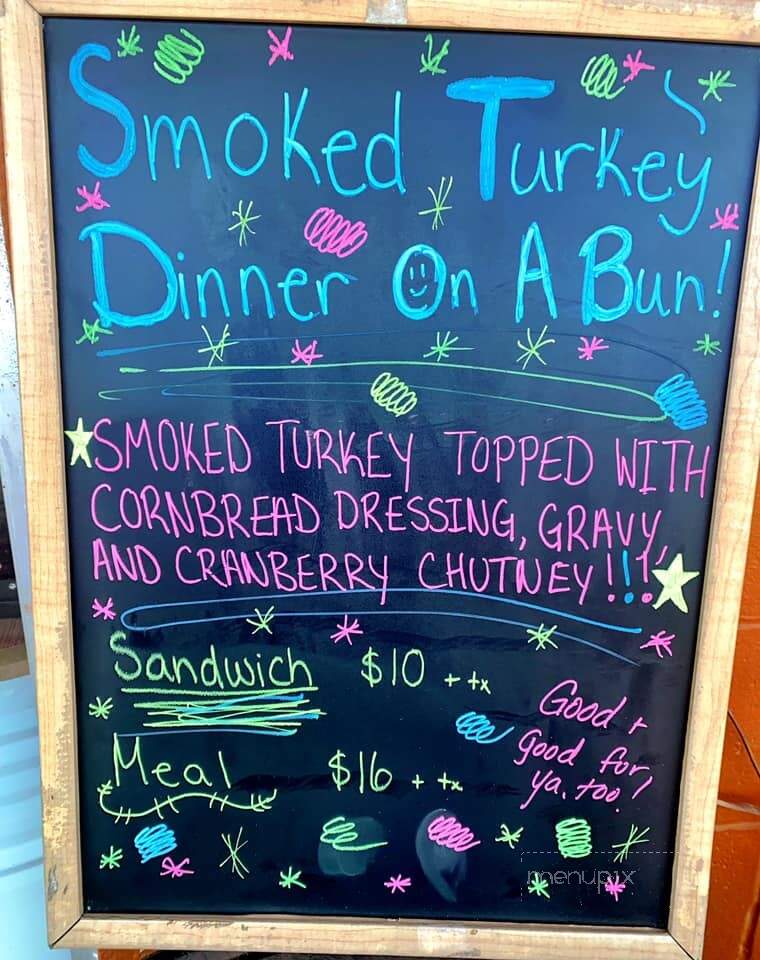 Traylor Parker's Real Texas BBQ - Charing Cross, ON menu_pic