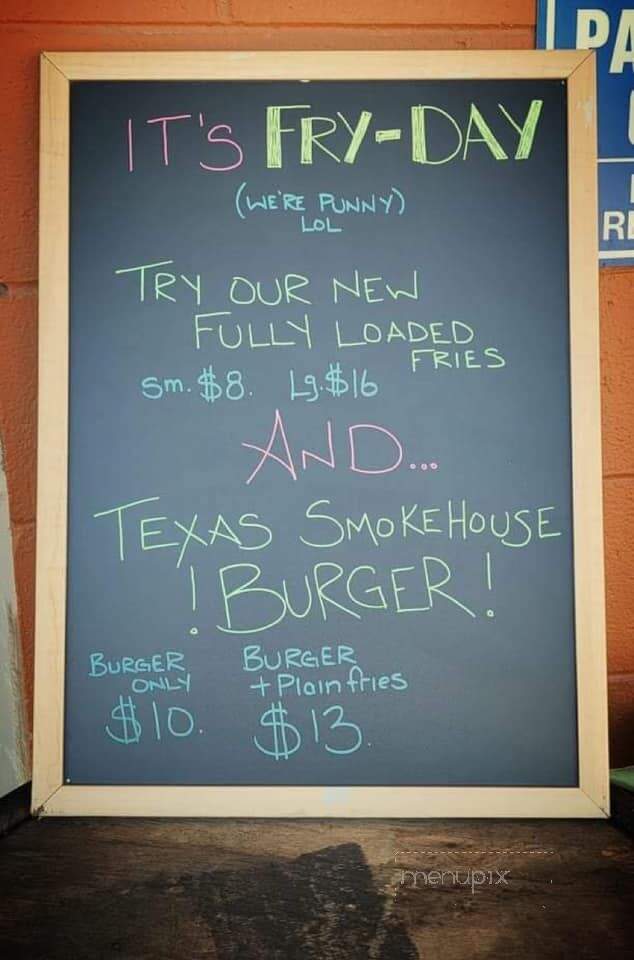 Traylor Parker's Real Texas BBQ - Charing Cross, ON menu_pic