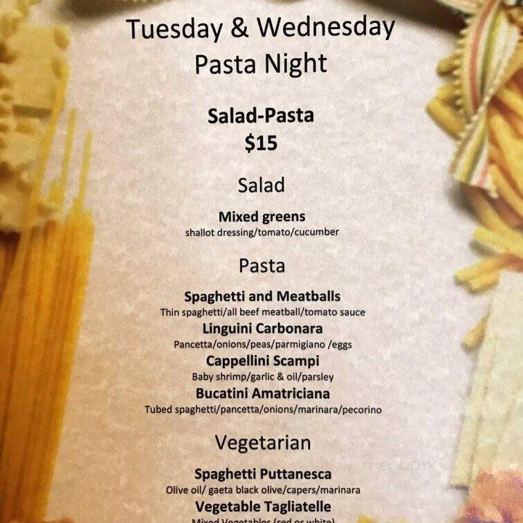 Sapore Vero - Walpole, MA menu_pic