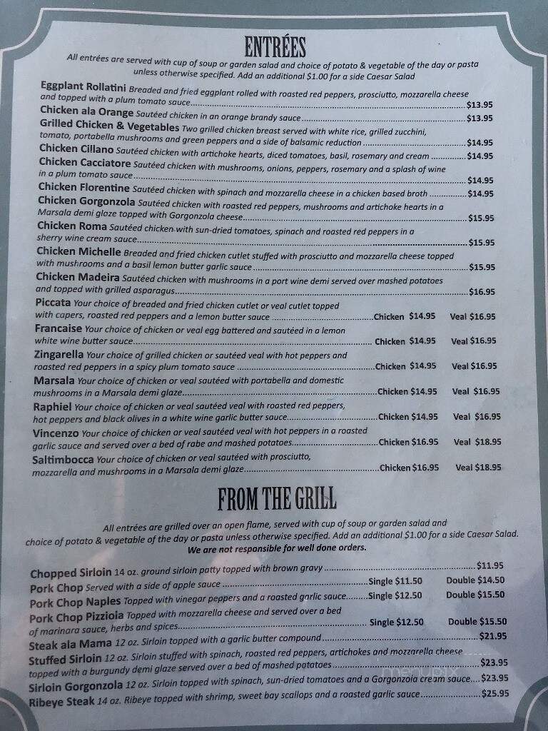 Atwood Grill - Johnston, RI menu_pic