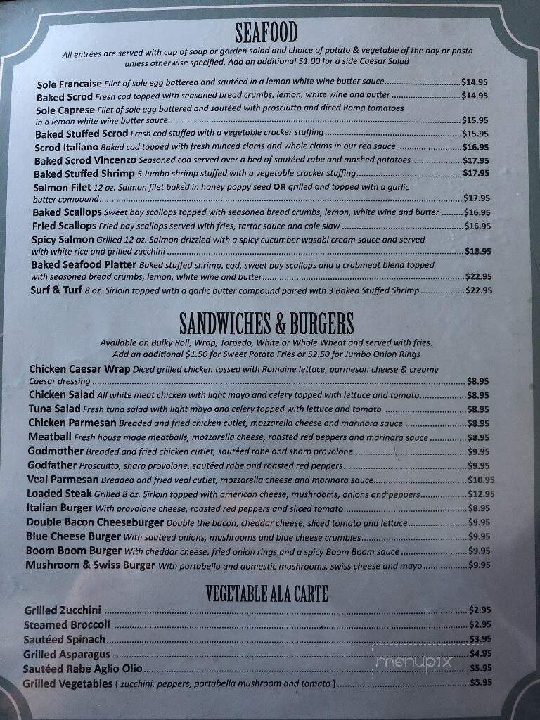 Atwood Grill - Johnston, RI menu_pic