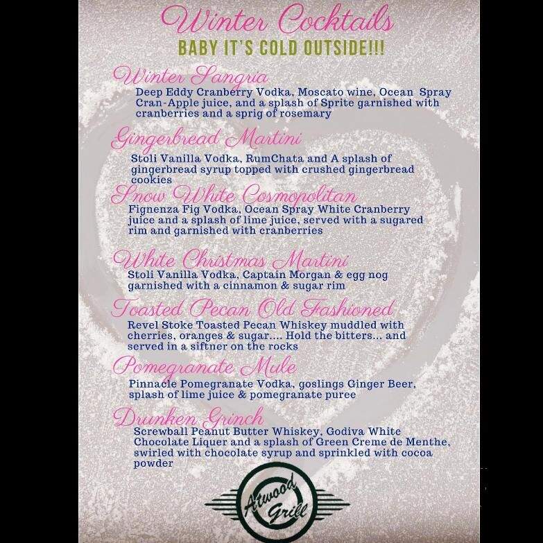 Atwood Grill - Johnston, RI menu_pic