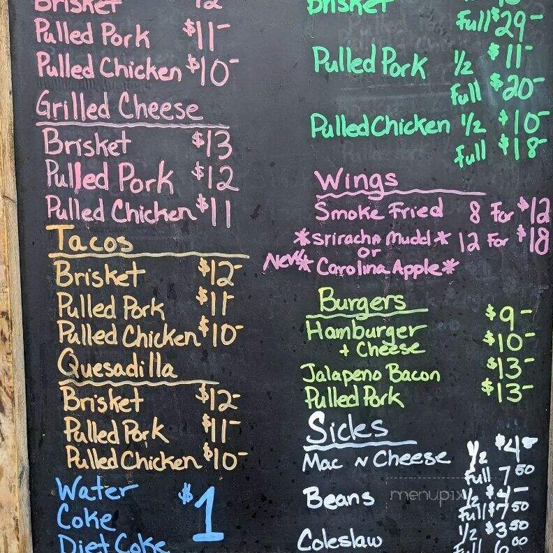 Bearded One BBQ - Monroe Township, NJ menu_pic