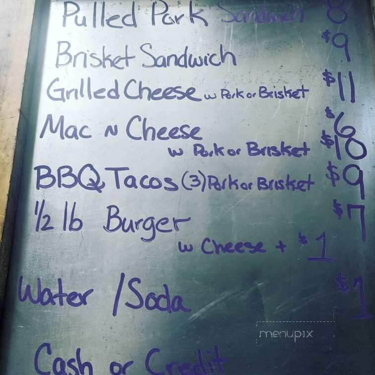 Bearded One BBQ - Monroe Township, NJ menu_pic