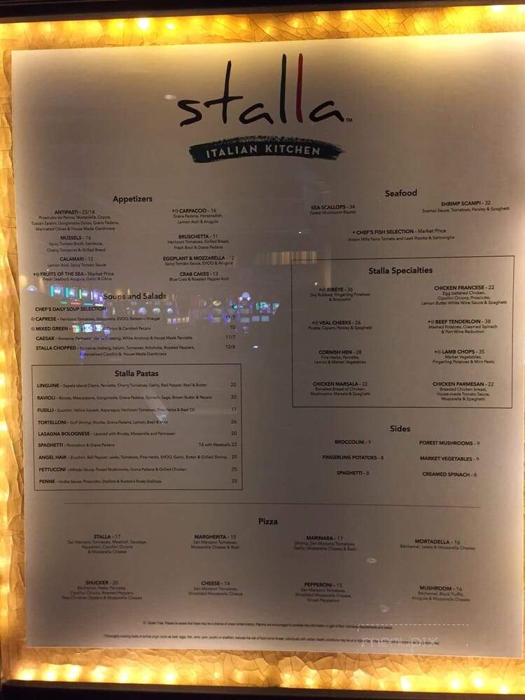 Stalla - Biloxi, MS menu_pic