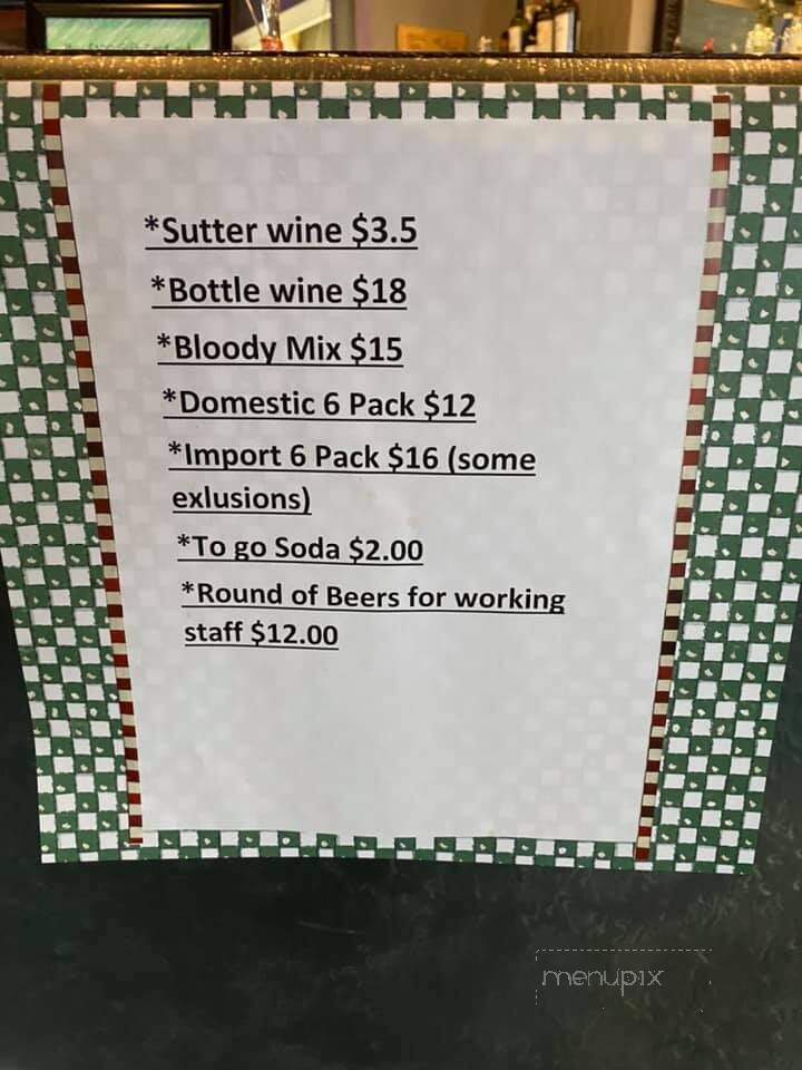 Beetles Bar & Grill - Rochester, MN menu_pic
