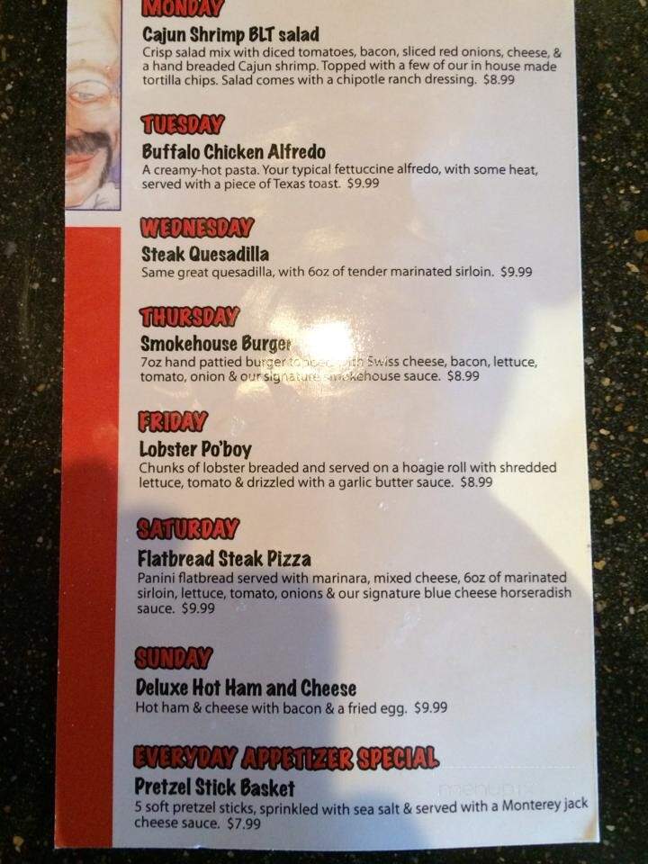 Beetles Bar & Grill - Rochester, MN menu_pic
