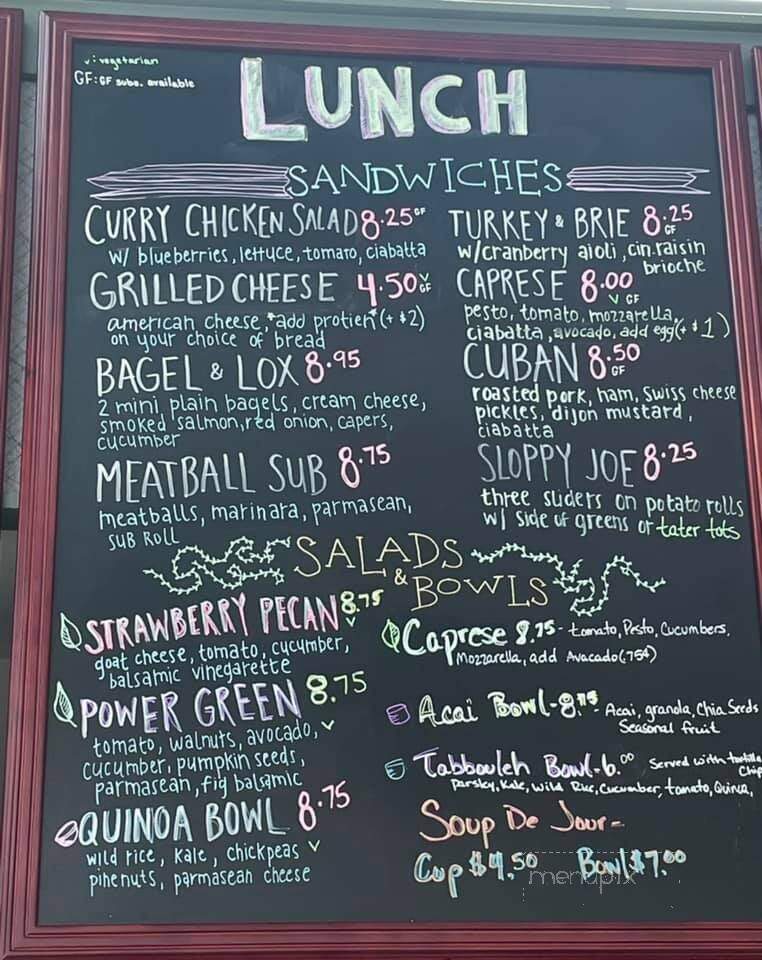 Cafe di Vetro - Lancaster, PA menu_pic