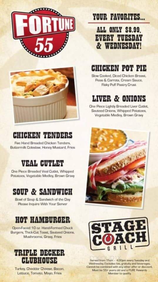 Casino Lethbridge - Lethbridge, AB menu_pic