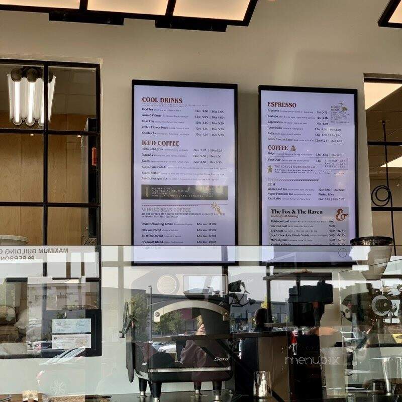 Corvus Coffee Roasters - Littleton, CO menu_pic