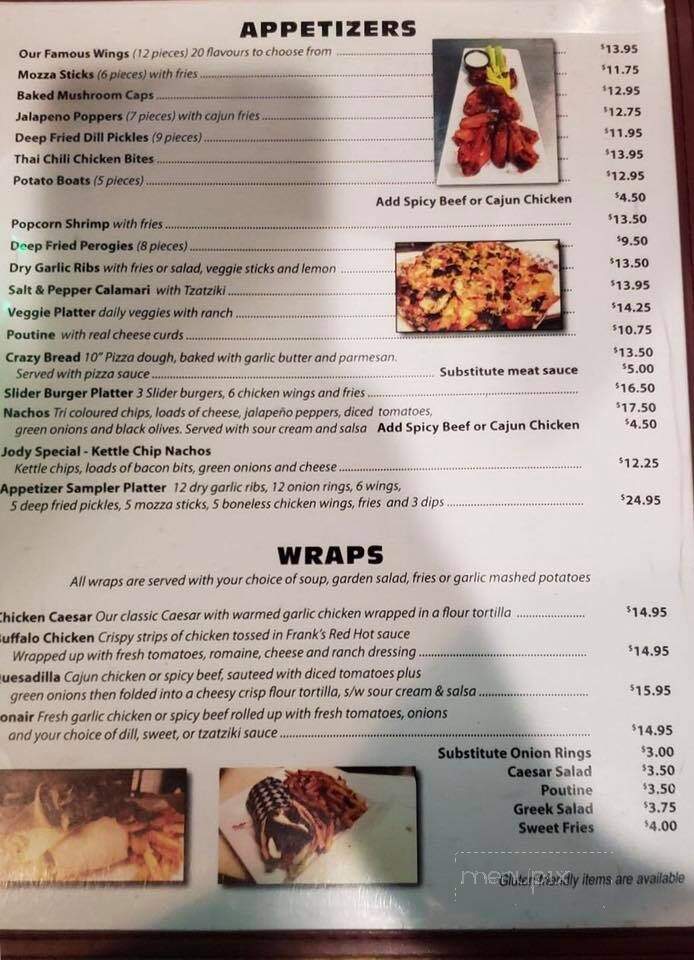 Crown & Anchor - Whitecourt, AB menu_pic