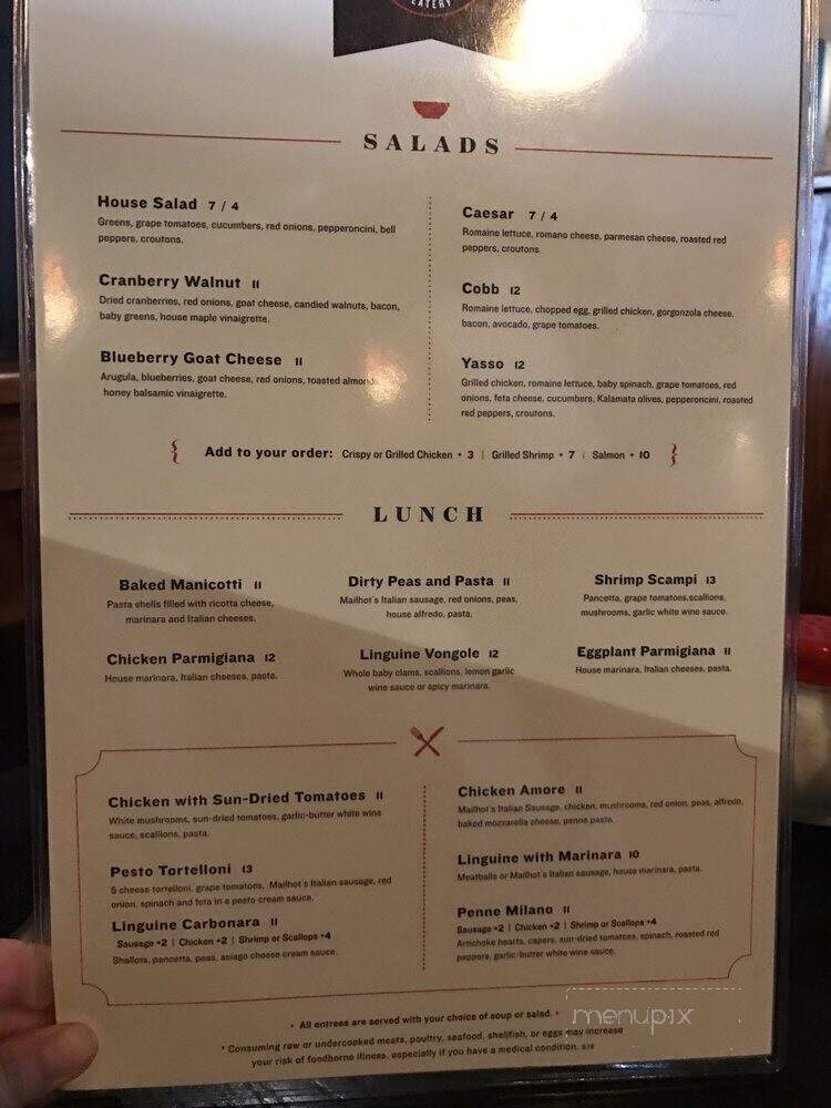 Davinci's Eatery - Lewiston, ME menu_pic