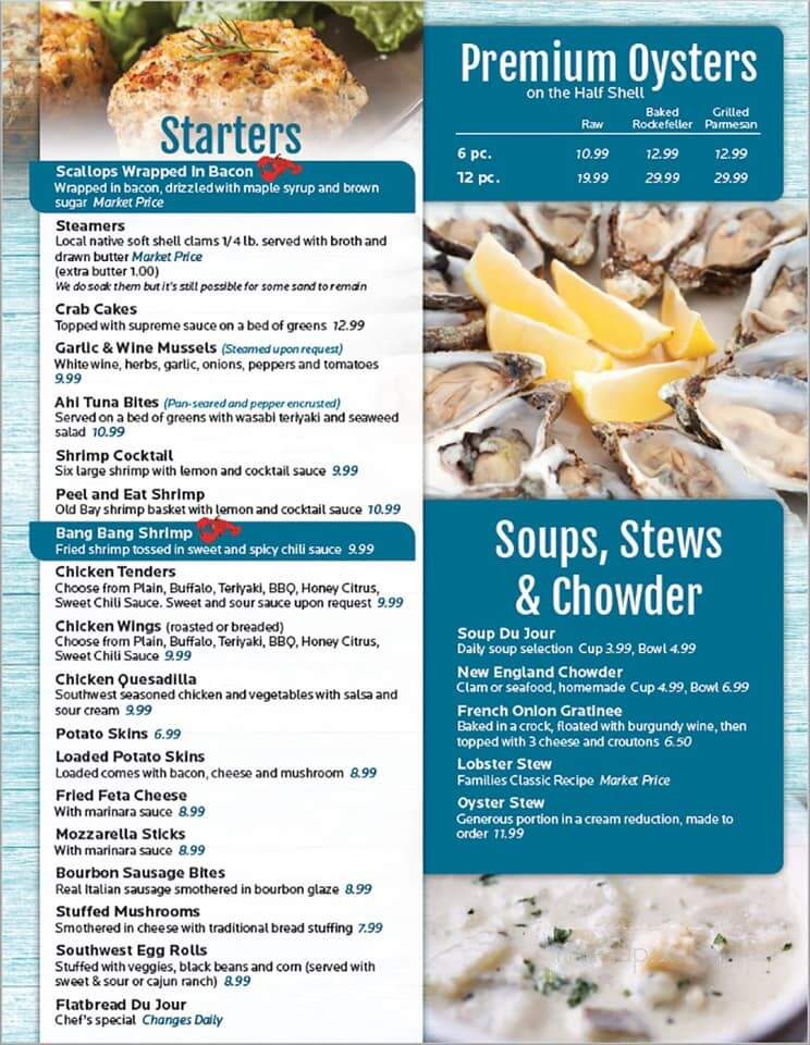 Makris Lobster & Steak House - Concord, NH menu_pic