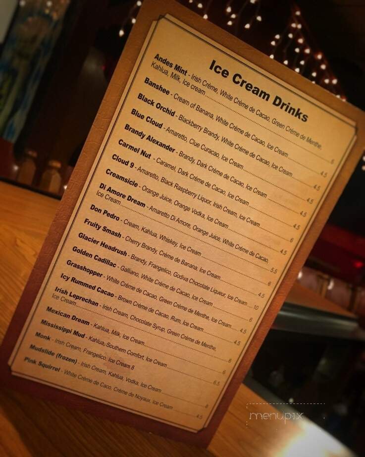 Feil's Supper Club - Randolph, WI menu_pic