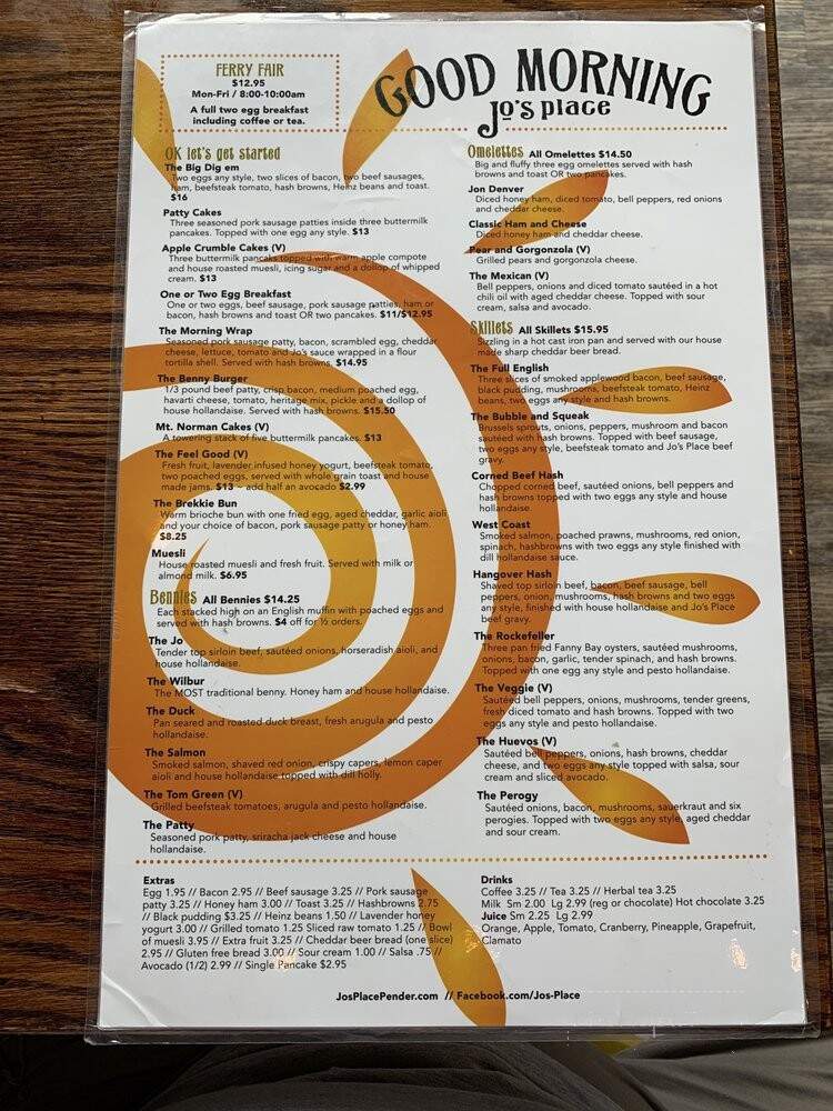 Jo's Place - Pender Island, BC menu_pic