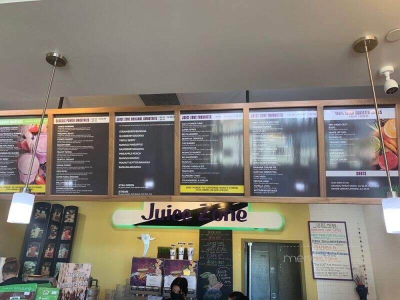 Juice Zone - Danville, CA menu_pic