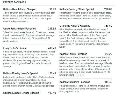 Keller's Farm Stores - Albuquerque, NM menu_pic