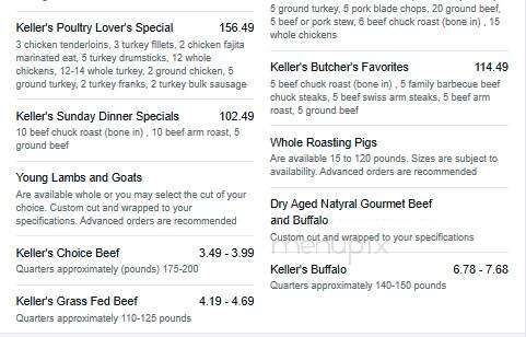 Keller's Farm Stores - Albuquerque, NM menu_pic